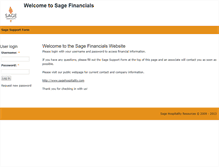 Tablet Screenshot of financials.sagehospitality.com